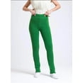 thumbnail image 2 of High Waist Zippered Slit Sweatpant Trousers, 2 of 4