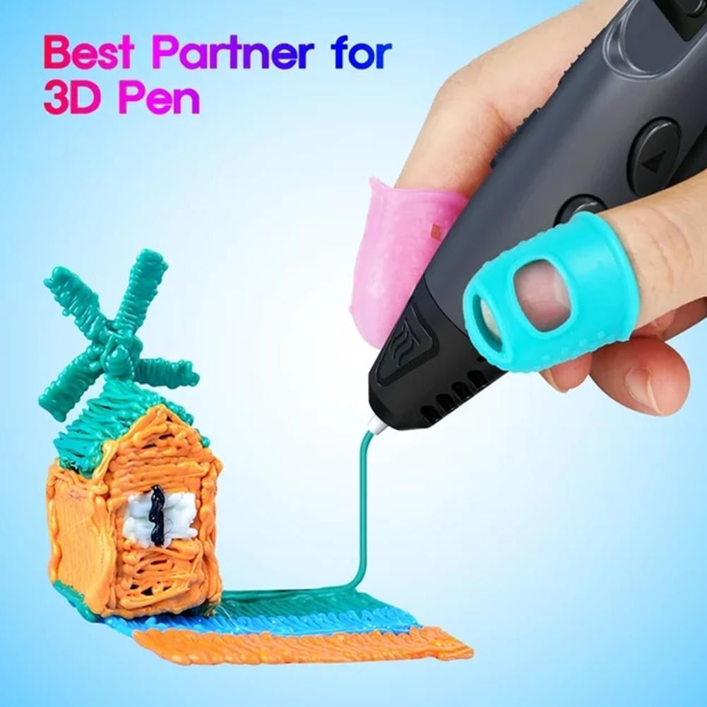 3D Pen Filament Refills, 20 Vibrant Non-Repeating Colors, 1.75mm PLA Filament, 3 Meters (9.8 Ft) Per Color, Eco-Friendly & Odorless 3D Drawing Material for Kids & Artists, 60m Total, 5PCS