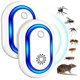 thumbnail image 1 of Repelente ultrasónico, ratón ultrasónico, repelente de mosquitos, insectos, roedores, ocasiones versátiles, antiratas, hormigas, cucarachas, plagas de roedores, 100% seguro para humanos y animales JM, 1 of 5