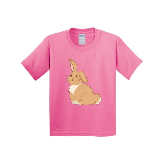 Inktastic Easter Cute Floppy Ear Brown Bunny Youth T-Shirt