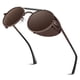 thumbnail image 1 of Gafas de Sol Polarizadas Redondas Retro Steampunk SUNIER S92, 1 of 6
