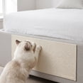 thumbnail image 4 of Dreisshy Cat Scratch Couch Furniture Protector, Self-Adhesive Cat Scratch Pad Deterrent for Furniture, DIY Climbing Cat Scratcher Couch Protector from Cat Claws for Indoor, 39X12In, WHM, 4 of 6