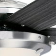 thumbnail image 3 of Westinghouse Lighting  52 in. Comet 5-Blade Indoor Ceiling Fan, Dimmable LED Light Fixture with Frosted Glass, Brushed Nickel, 3 of 8