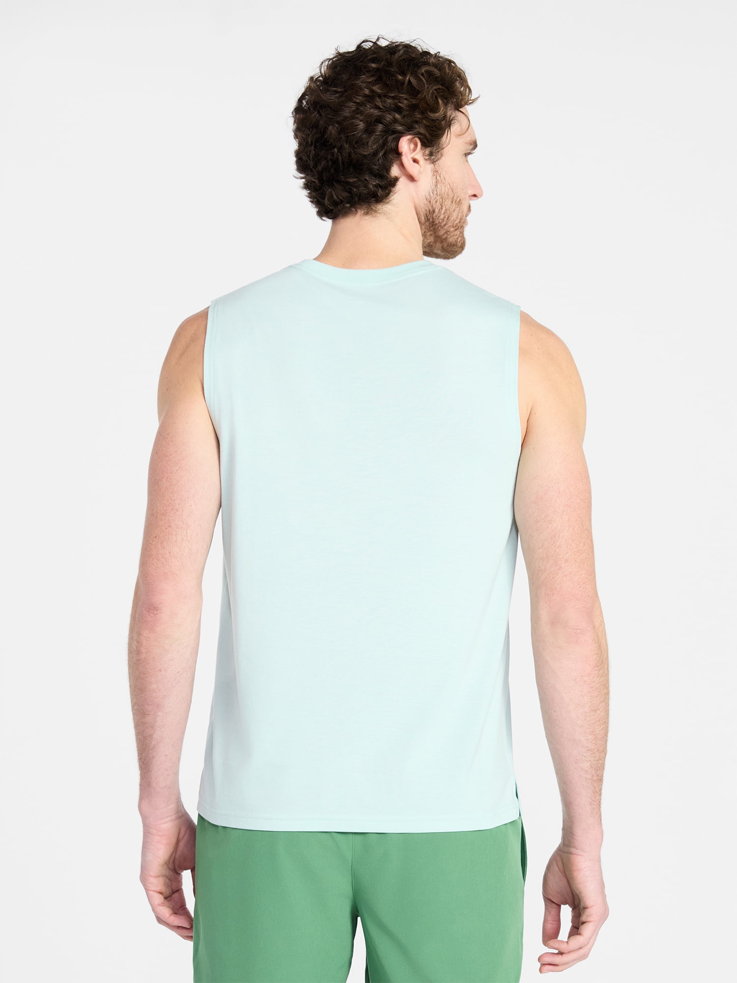 Athletic Works Men's and Men's Big & Tall Tri-Blend Muscle Tee, Sizes XS-4XLT