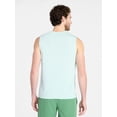 thumbnail image 4 of Athletic Works Men's and Men's Big & Tall Tri-Blend Muscle Tee, Sizes XS-4XLT, 4 of 5
