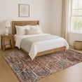 thumbnail image 7 of Addison Rugs Mayfield Premium Machine Washable Transitional Geometric Paprika Rectangle Rug, 8' x 10', 7 of 7