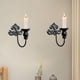 thumbnail image 5 of 2 candelabros de pared para velas, candelabros colgantes, adornos Negro, 5 of 9