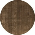 thumbnail image 1 of Ahgly Company Indoor Round Oriental Brown Industrial Area Rugs, 6' Round, 1 of 4