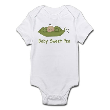 

CafePress - One Baby Sweet Pea Infant Bodysuit - Baby Light Bodysuit