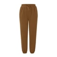 thumbnail image 6 of Hontri Womens Khaki Pants Clearance! Women's Bottom Sweatpants Joggers Pants Workout High Waisted Yoga Pants with Pockets 100% Cotton Pants for Women, 6 of 8