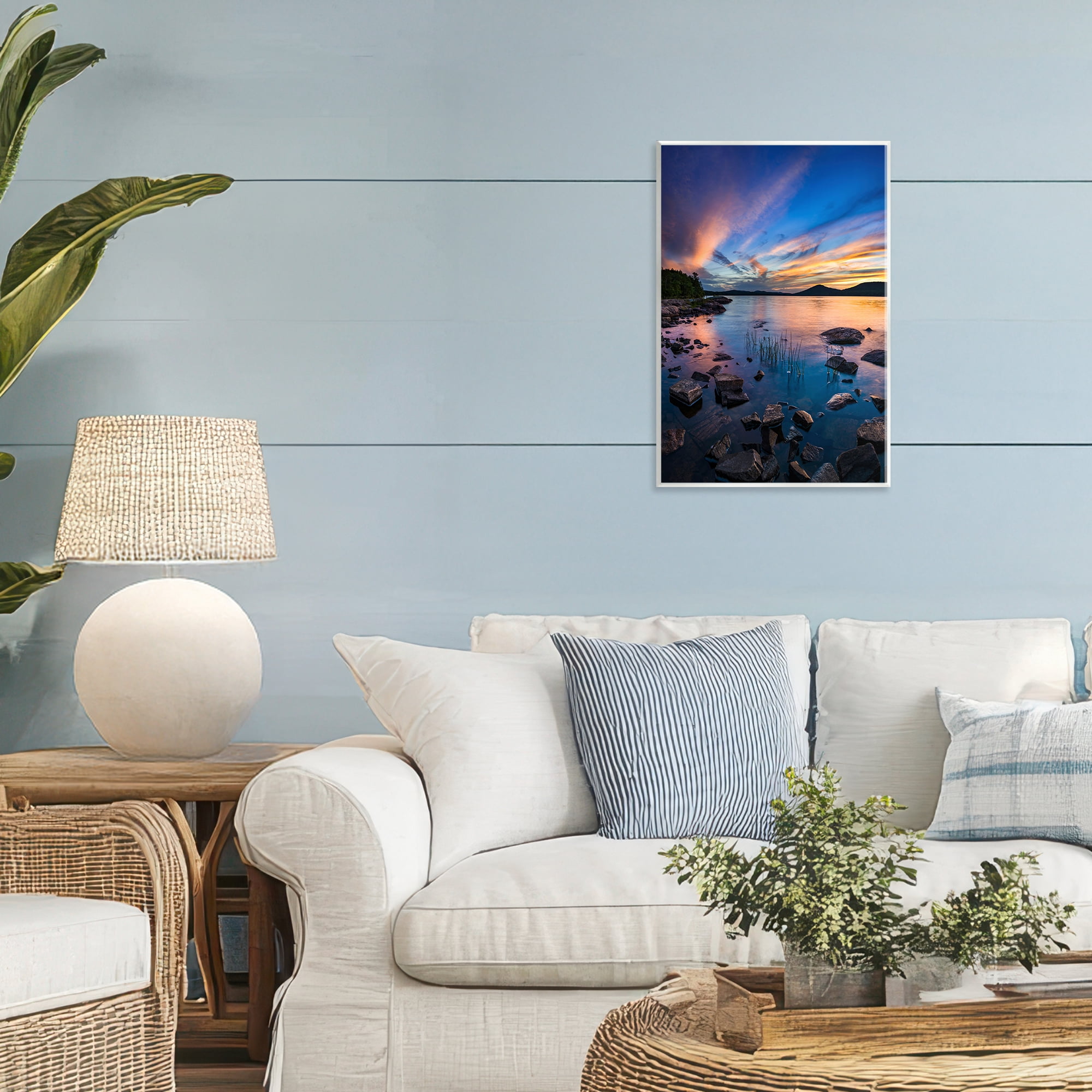 Stupell Industries Sunrise on Piseco Lake Wall Plaque Art, design by Jonathan Zaharek
