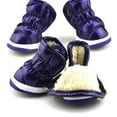 thumbnail image 4 of 4 Pcs/Sets Puppy DOgs Winter Snow Boots Casual Dog Shoes Pet Slip-resistant Shoes Teddy Dog Shoe, 4 of 7