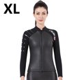 thumbnail image 3 of Trajes De Neopreno Traje De Buceo Dividido Manga Larga Pantalones Largos Traje De Baño Mantener El Calentamiento Deportes Transpirables Pieles De Buceo Reemplazo Para DiveSail Mujer/Negro【XL】 Scienceny OD003284-09, 3 of 7