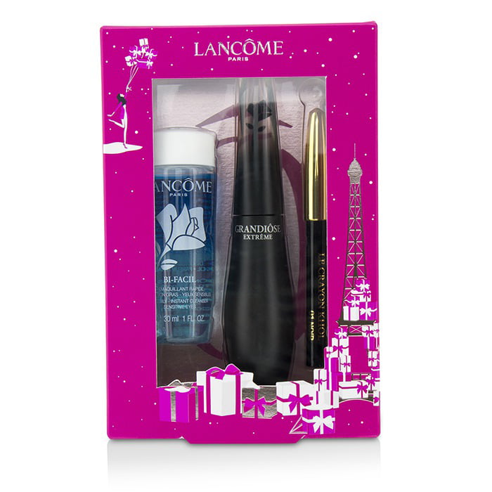 Lancome - Grandiose Extreme Eyes Set: 1x Grandiose Extreme Mascara Mini Le Crayon Khol + 1x Bi Facil - - Walmart.com