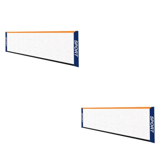 Baohd Filet de Badminton Professionnel Pratique 1/2/3/5 en Maille de Volleyball Entraînement Sport de Plein Air 6,1 m 2 Pcs