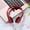 Red, variant on Headphones, Over-Ear Wired Headphones, Foldable Stereo Sound Headsets, 3.5mm Jack