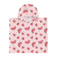 thumbnail image 2 of FYDUU Todder Baby Boys Girls Hooded Beach Towel Graphic Print Towels Robe Lightweight Bath Towel Swim Cover Up Summer Clothes 18-24 Months, 2 of 3