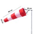 thumbnail image 5 of Mangas de viento para aeropuerto Rip Stop, manga de viento resistente para una medición fiable del viento en exteriores, tejido Oxford de primera calidad resistente al agua, indicadores de dirección, 5 of 5