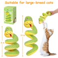 thumbnail image 2 of Juguete Retro para Gatos Serpiente Crujiente 35 cm con Catnip y Silvervine, 2 of 7