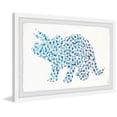 thumbnail image 2 of Marmont Hill Patterned Triceratops Framed Wall Art, 2 of 6