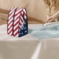 thumbnail image 3 of HELLHERO American Flag Design Iron Carrying Bag Large Size with Zipper Closure and Hair Styling Tool(Case Only), 3 of 6