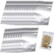 thumbnail image 1 of Bolsas de Mylar resellables Bolsa resellable Bolsa de aluminio a prueba de olores Tobogán plano para granos de café Galleta Snack Flores Secas de Té Almacenamiento de alimentos, transparente, 100 piez JFHHH pequeña, 1 of 5