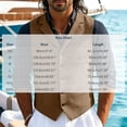 thumbnail image 3 of Miqool Mens Formal Suit Vest Sleeveless Button Front Lightweight Waistcoat Business Work Office Blazer with Multiple Pockets, 3 of 7