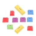 thumbnail image 4 of Teclas PBT, teclas coloridas, alivio de presión de pulpa de dedo cóncavo curvo para teclado mecánico LHCER Descripción de la referencia, 4 of 7