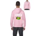 thumbnail image 1 of Mens Jamaica Flag Full-Zip Hooded Sweatshirt, 1 of 5