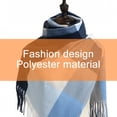 thumbnail image 4 of Fashion Long Shawl Big Grid Winter Warm Lattice Large Scarf, 4 of 5