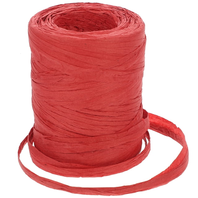 Miangastore 1 Roll Raffia Paper Rope Gift Bouquet Wrapping Rope DIY Packaging Decorative Rope