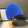 thumbnail image 3 of Trawler Beanie Watch Hat Roll-up Edge Skullcap Fisherman Beanie for Men Women, 3 of 8