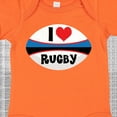thumbnail image 4 of Inktastic I Love Rugby Sports Ball Boys or Girls Baby Bodysuit, 4 of 5