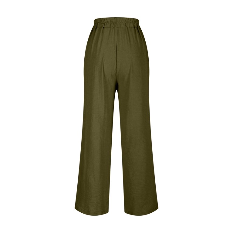 GrRotKP 2025 Dress Pants Women Csual Straight Leg Pants Wide Leg Pants  Going Out Pants Ladies Winter Pants S - Walmart.com