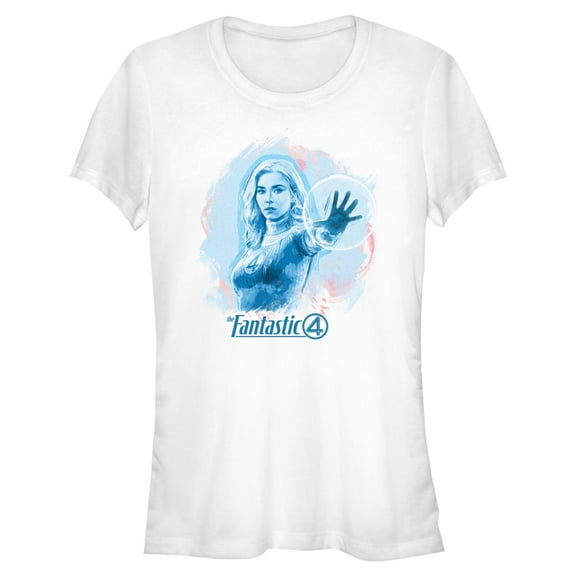Juniors The Fantastic Four: First Steps Invisible Woman Portrait T Shirt