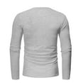 thumbnail image 3 of Xunlbb Mens Long Sleeve Tee Shirts, Men's Casual Top Round Knit Neck Fake Casual Sports Top Long Sleeved Round Neck Top/shirt M-3XL Gift for Him, 3 of 4