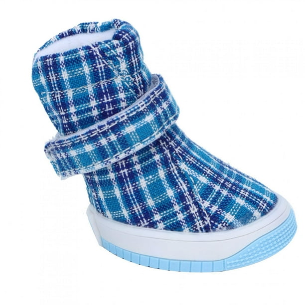 Zapatos para perros transpirables de 4 piezas zapatos deportivos para mascotas cachorro de gato azul para perro ANGGREK Otros