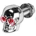 thumbnail image 1 of HardDrive Lighted Skull License Plate Screws, Red, 1 of 1