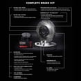 thumbnail image 3 of R1 Concepts WGVS1-47001 Front Brakes and Rotors Carbon Series G3000 Performance Off-Road For, 4 Brake Rotors and 8 Pads with Hardware kit, 3 of 3
