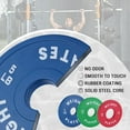 thumbnail image 4 of DSstyles Bumper Plates,2 inch Rubber Weight Plates,17.5 LB 37.5 LB Plates for Weight Lifting Strength Training Home Gym (17.5 LB Set)/ (37.5 LB Set), 4 of 8