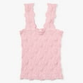 thumbnail image 3 of IWEMEK Summer Tops for Women Cuteness Wide Strap Tank Top Ribbed Knit Lightweight Vest Solid Pink Cami Tops 2025, 3 of 7