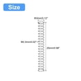 thumbnail image 2 of Unique Bargains Compression Spring, 5 Pack 304 Stainless Steel, 3mm OD, 0.3mm Wire, 25mm Length, 2 of 6
