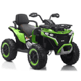 thumbnail image 3 of Joyracer 24 Volt Ride on ATV for Kids, 4WD 4 Wheeler Electric Car with Remote Control, 2 Seats Ride on Toys for Toddlers, w/Headlights, Bluetooth, Music, USB, EVA Tires, Green, 3 of 13