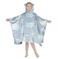 thumbnail image 1 of Marina Decoration Glow in the Dark Blanket Wearable Hoodie for Kids Boys Girls Oversized Woven Fluffy Plush Soft Warm Cozy Flannel Fleece Hooded Sweatshirt with Giant Pocket, 110 x 75 cm Owl, 1 of 9