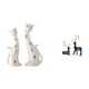 thumbnail image 1 of Esculturas De Renos Y Gatos, Estatuas De Animales, Regalo De Bodas Para La Repisa De La Chimenea, Coleccionables, Adornos De Mesa, Estatuas De Gatos, Divertidas Estatuas De Ciervos Sentados Y, 1 of 8
