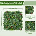 thumbnail image 2 of Multi-Pack Artificial Moss Trellis Panel, Garden Privacy Screen with Artificial Greenery Foliage, Peel and Stick Wall Decoration, Bamboo Fence Screening, Outdoor Garden Fence Screening 50*50CM C, 2 of 9