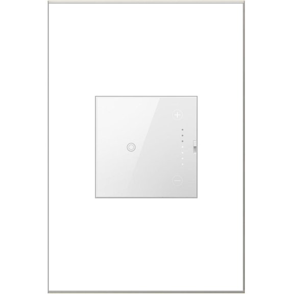 Legrand adorne Touch Tru-Universal Dimmer, 700W (Incandescent, Halogen, MLV, Fluorescent, ELV, CFL, LED), White Finsh, ADTH703TUW4