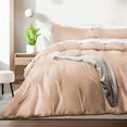 thumbnail image 1 of Juego de Funda para Edredon Duvet Dreamlab, Tamaño King Size, Color Rosa Palo, 3 Piezas, 1 of 10