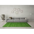 thumbnail image 3 of Ahgly Company Indoor Round Abstract Green Modern Area Rugs, 8' Round, 3 of 4
