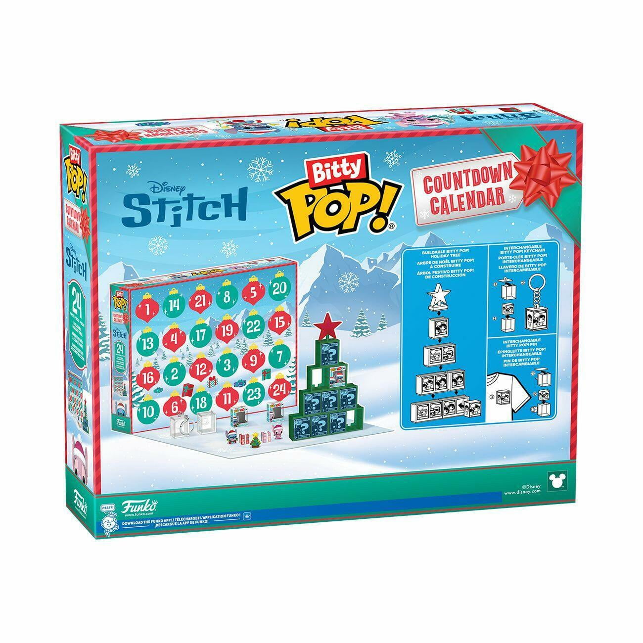 Funko Bitty Pop! Countdown Calendar - Disney Stitch Holiday Vinyl Figure